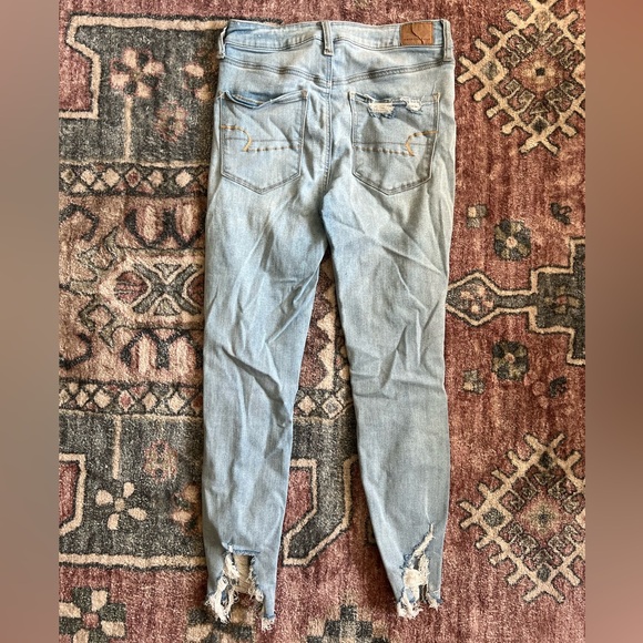 AE High waisted distressed jeans. - Picture 3 of 10